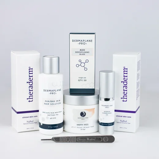 Theraderm and DermaplanePro treatment products