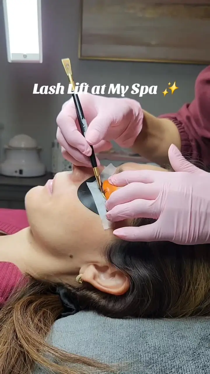 A soft, natural lash lift